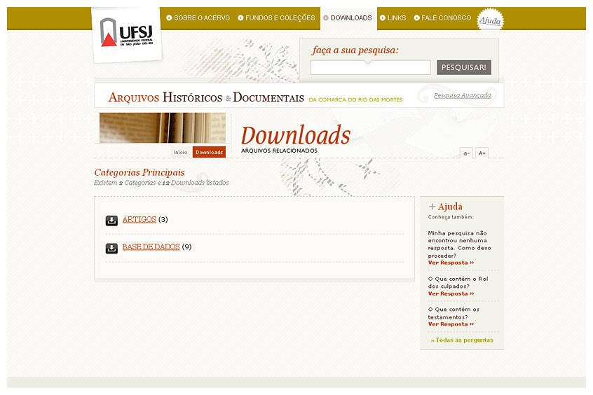 Acervo Histórico UFSJ